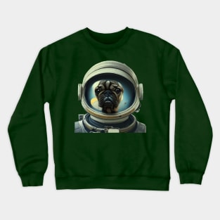 Pugstronaut Crewneck Sweatshirt